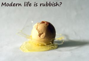 Modern Life is Rubbish? Fast shutter speed image capturing an egg smashing